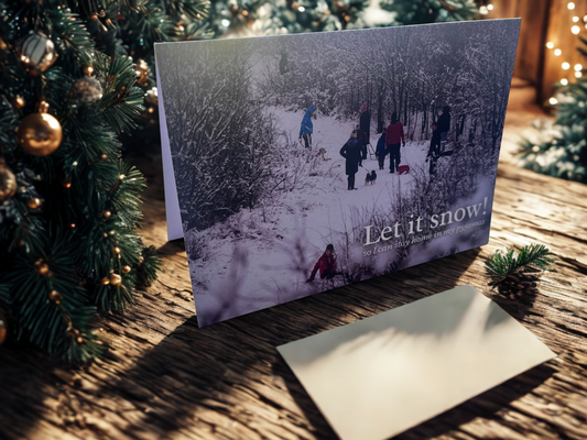 Let it Snow! Christmas card