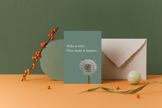 Make a wish greeting card - A5