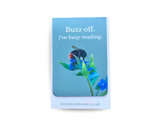 Buzz Off Bookmark – Handmade Bee Design