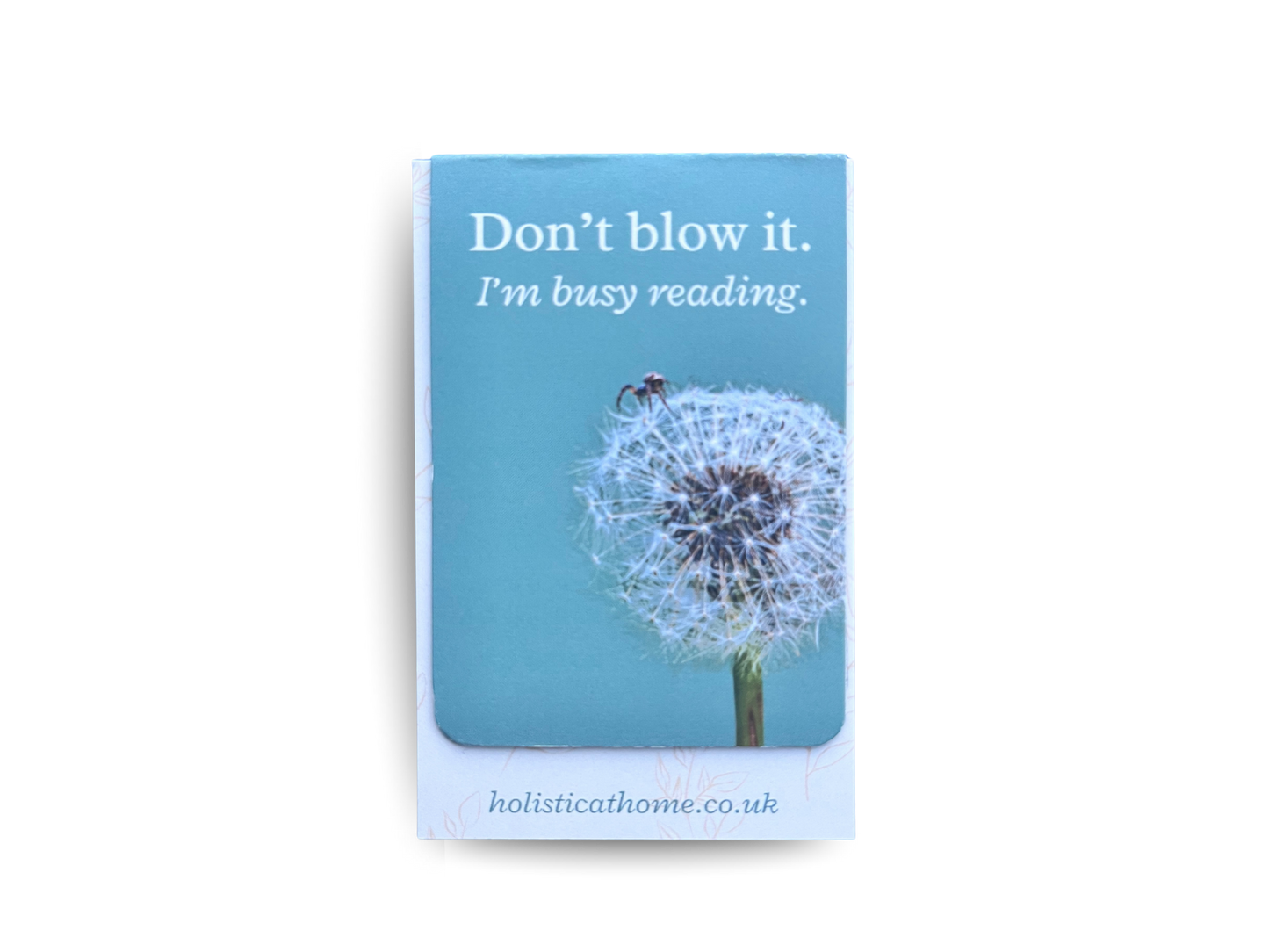 Don’t Blow It Bookmark – Handmade Dandelion Design