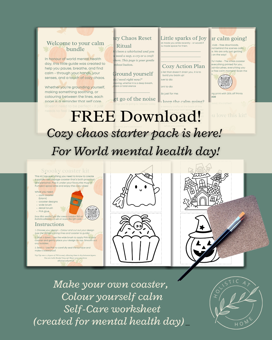 Cozy Chaos Starter Pack (for Mental Health Day) FREE DOWNLOAD