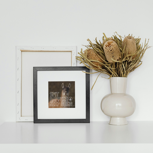 Art Print - Spit Happens, Keep Going