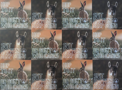 Art Print - Hop to it... or don't, who cares?