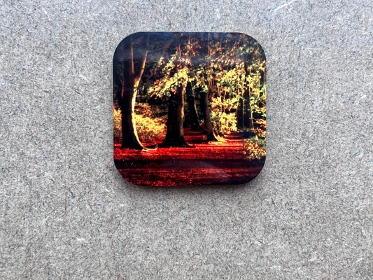 Golden Woodland Magnet