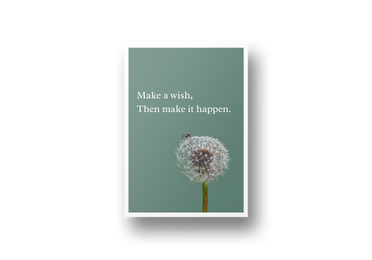 Make a wish - A5 art print