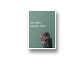 hoo cares, make life a hoot  - A5 art print