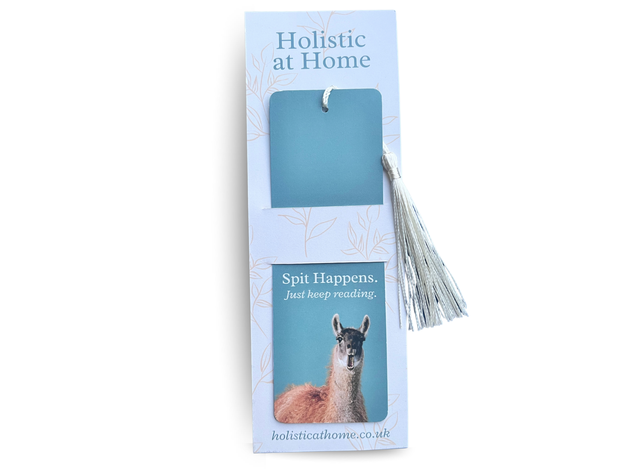 Spit Happens Bookmark – Handmade Llama Design