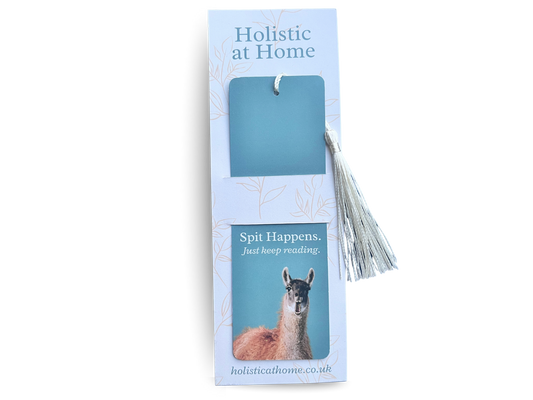 Spit Happens Bookmark – Handmade Llama Design