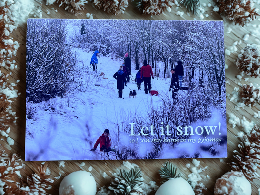 Let it Snow! Christmas card