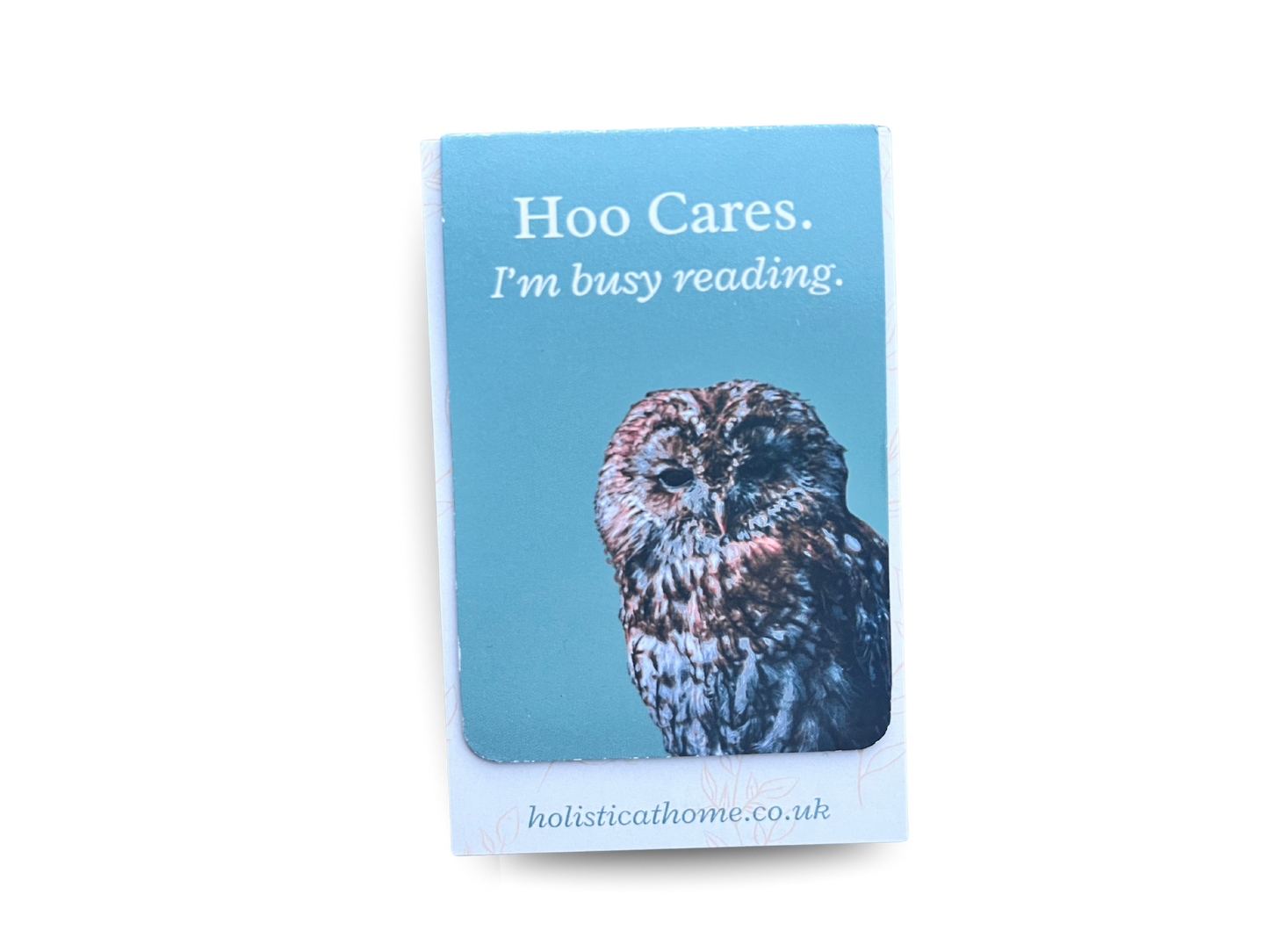Hoo Cares Bookmark – Handmade Owl Design