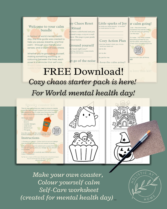 Cozy Chaos Starter Pack (for Mental Health Day) FREE DOWNLOAD